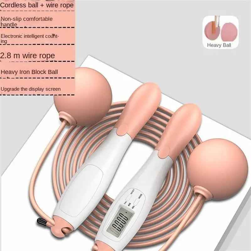 Digital Cordless Jump Rope with LCD Counter for Fitness & Weight Loss