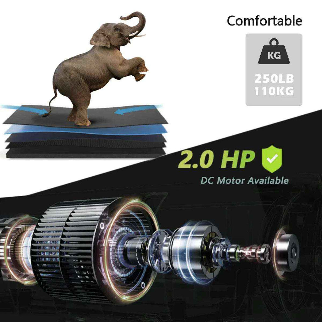 Fitshow App Foldable Treadmill with Incline, 2.5 HP Quiet Motor & Bluetooth for Home Workouts 2026