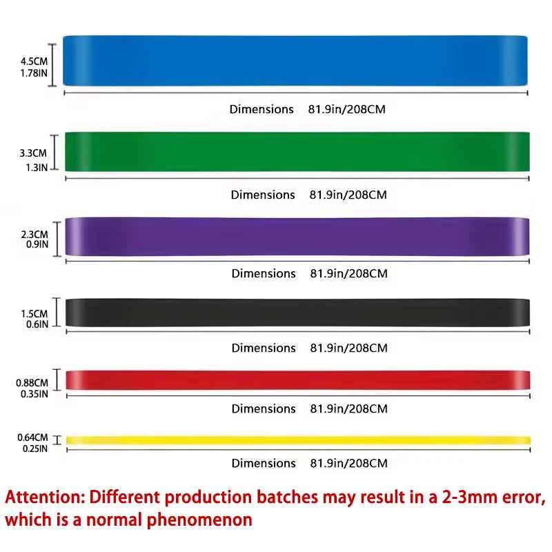 Resistance Band Set with 11 Levels Pull Up Assistance & Heavy Duty Workout Bands