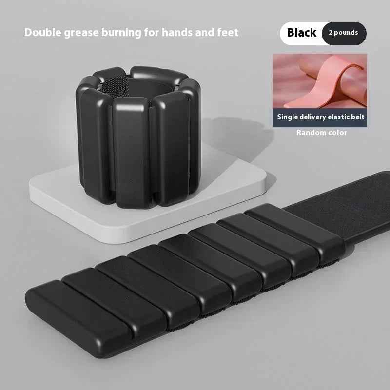Adjustable Wrist & Ankle Weights Pair Silicone Bracelet for Yoga, Running & Gym