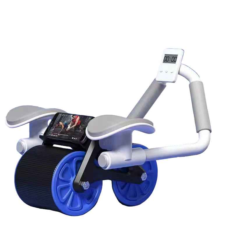 Automatic Rebound AB Roller with Elbow Support for Belly Slimming & Core Workouts