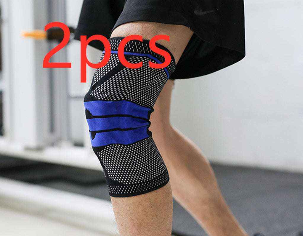 Sports Knee Sleeve Brace for Running & Fitness, Breathable Nylon Knee Support Strap