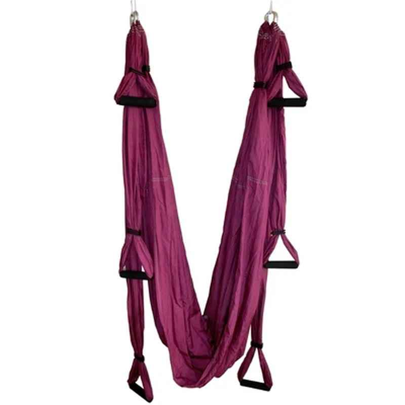 Anti-Gravity Yoga Hammock with Inversion Strap for Strength & Decompression