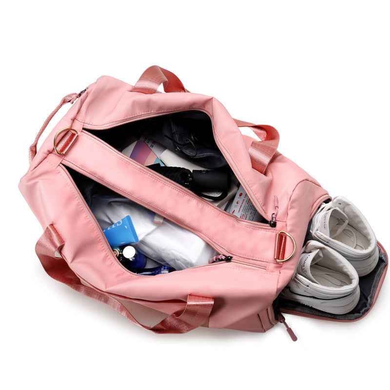 Waterproof Fitness Duffel Travel Bag 36-55L with Shoulder Strap