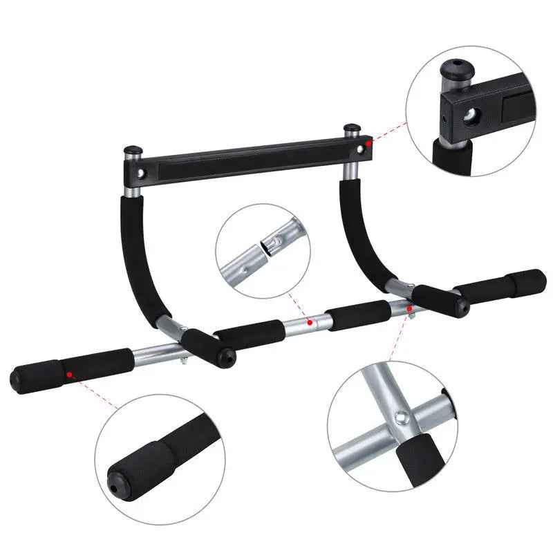 Adjustable Chin Up Bar for Home Gym, Door Frame Pull Up Bar for Upper Body Workout
