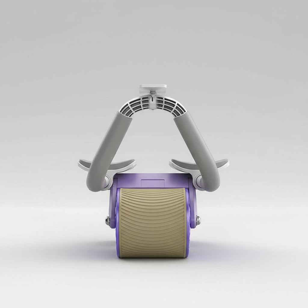 Automatic Rebound AB Roller with Elbow Support for Belly Slimming & Core Workouts