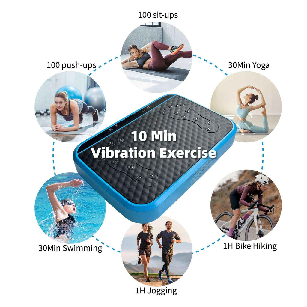 Vibration Plate Exercise Machine with 120 Speed Levels, Whole Body Fitness Platform for Lymphatic Drainage & Weight Loss