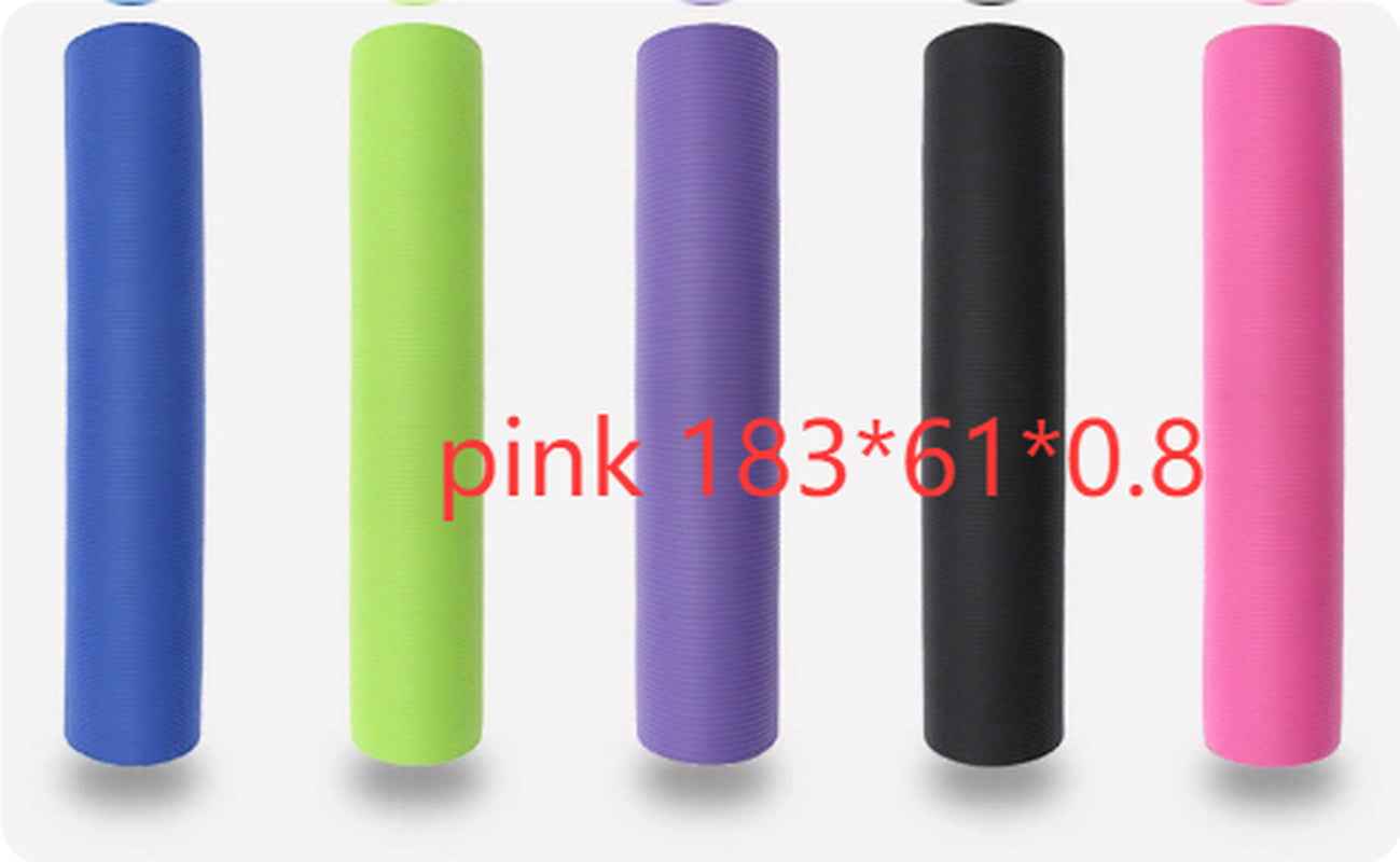 Eco-Friendly NBR Yoga Mat 1cm/1.5cm Thick Non-Slip Comfort