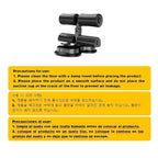 Portable Sit Up Bar with Suction Cup & Adjustable Height for Home Fitness