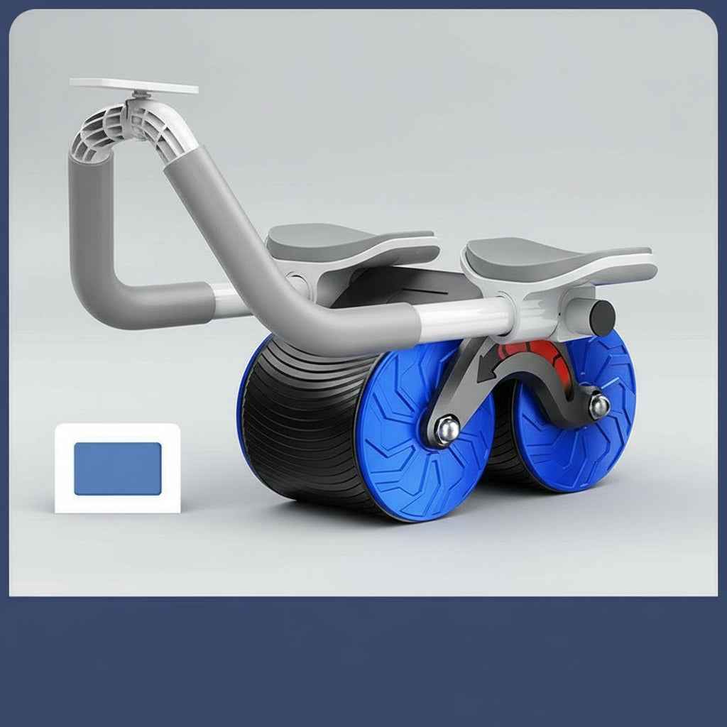 Automatic Rebound AB Roller with Elbow Support for Belly Slimming & Core Workouts