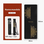 Non-Slip Natural Rubber Yoga Mat for Beginners & Pros