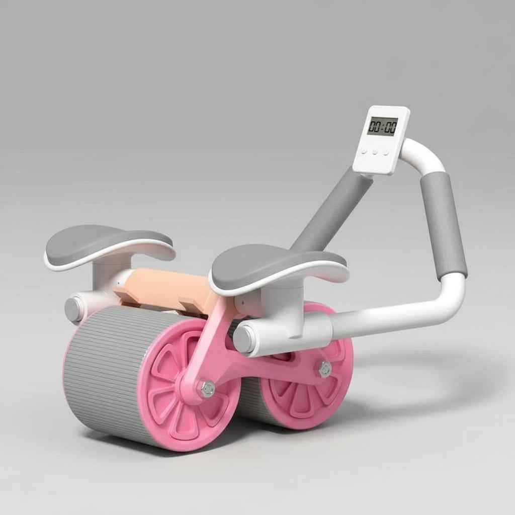 Automatic Rebound AB Roller with Elbow Support for Belly Slimming & Core Workouts