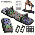 Home Workouts Multifunctional Folding Push-Up Board for Chest, Shoulders & Triceps