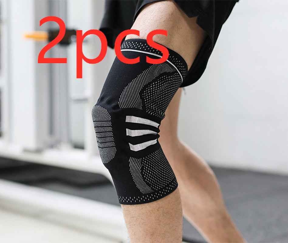 Sports Knee Sleeve Brace for Running & Fitness, Breathable Nylon Knee Support Strap