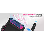 2-in-1 Folding Walking Pad Treadmill with Incline, 2.5HP Quiet Motor, 300 lbs Capacity, Remote & Armrest Control