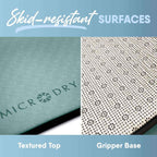 Deluxe Extra Thick Yoga Mat with Non-Slip Surface & Odor Neutralizing Charcoal