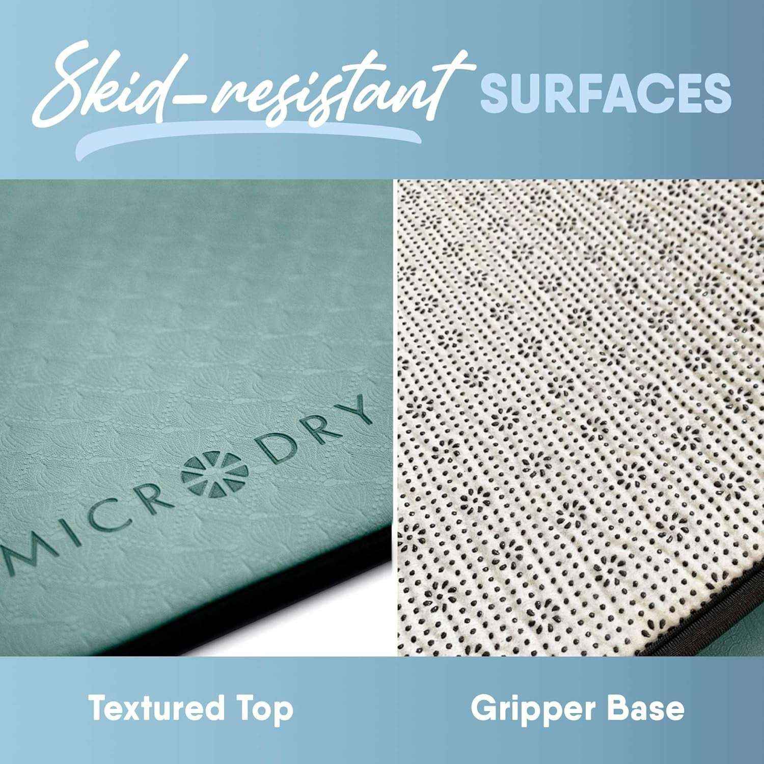 Deluxe Extra Thick Yoga Mat with Non-Slip Surface & Odor Neutralizing Charcoal