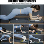 Multifunctional Pilates Board with Resistance Bands & Timer for Full-Body Home Workouts
