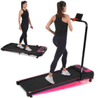 2-in-1 Folding Walking Pad Treadmill with Incline, 2.5HP Quiet Motor, 300 lbs Capacity, Remote & Armrest Control