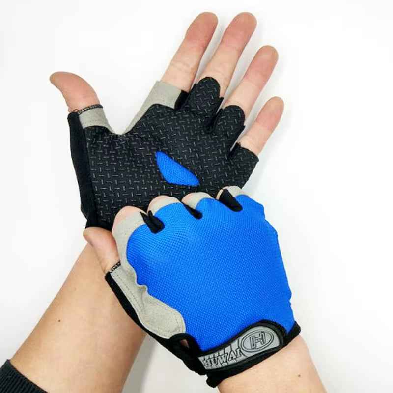 Half Finger Gym Gloves Anti-Slip with Gel Pad for Cycling & Fitness, Men & Women