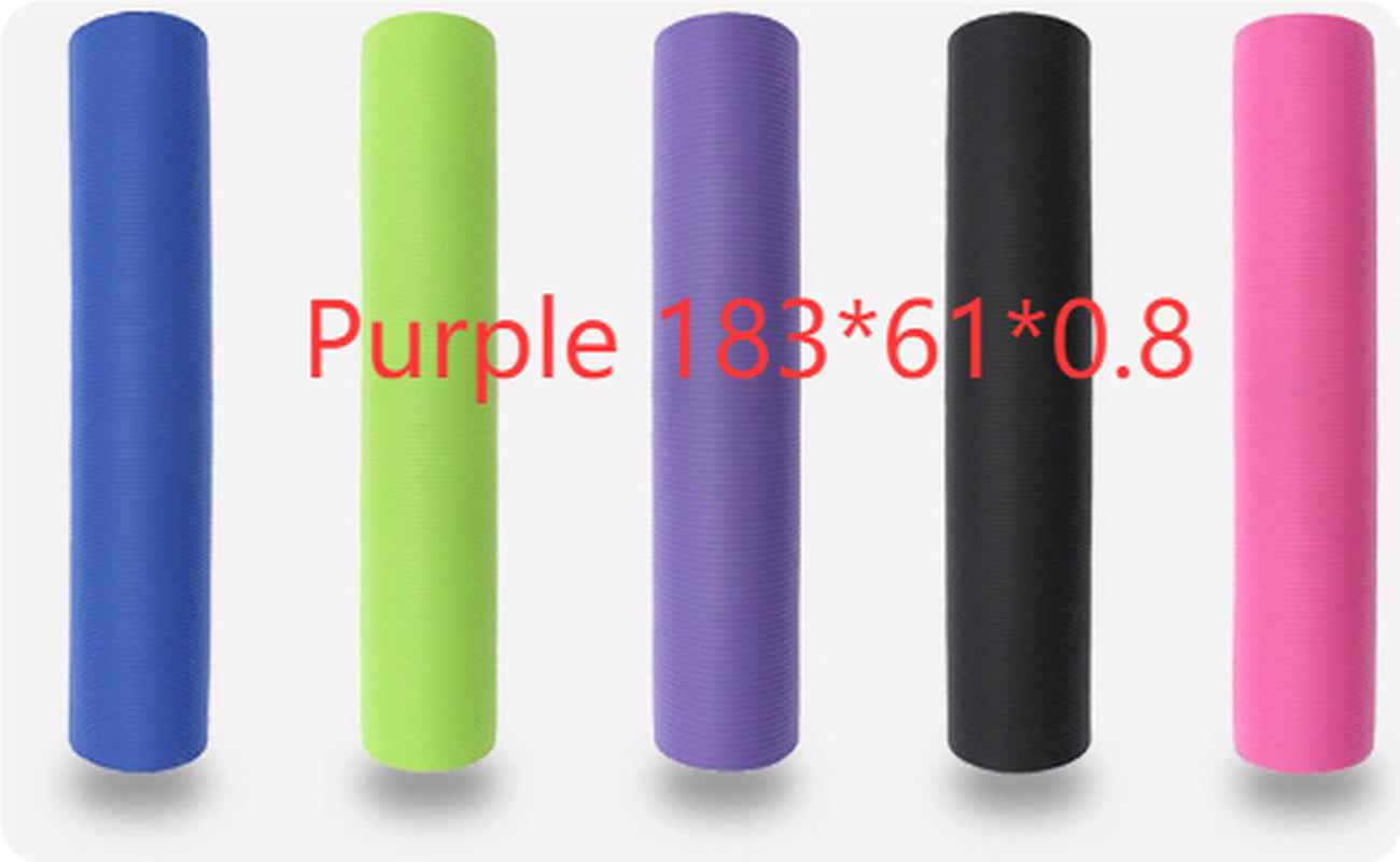 Eco-Friendly NBR Yoga Mat 1cm/1.5cm Thick Non-Slip Comfort