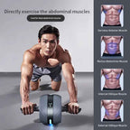 Fitness AB Roller Wheel with Smart Chip Display for Core & Abs Sculpting