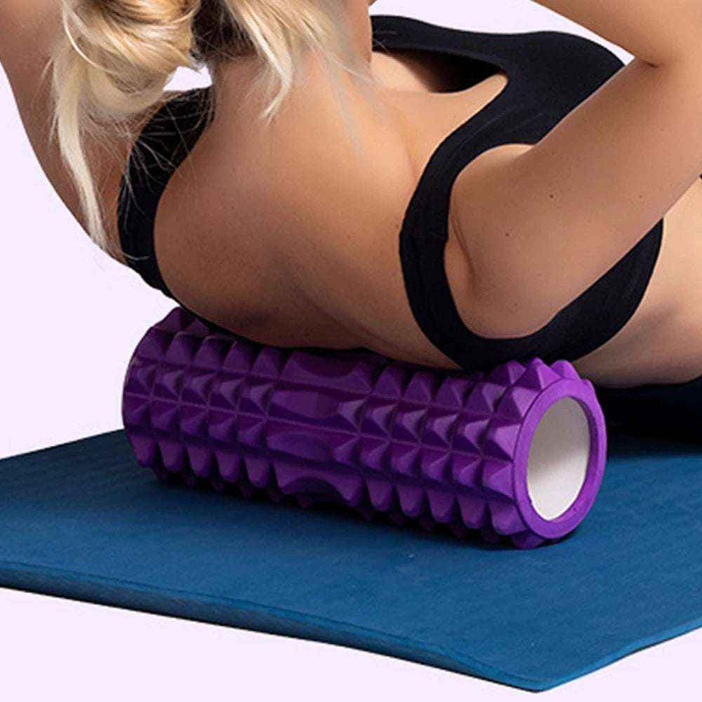 Foam Massage Roller 26x8cm EVA for Muscle Relief & Yoga Balance