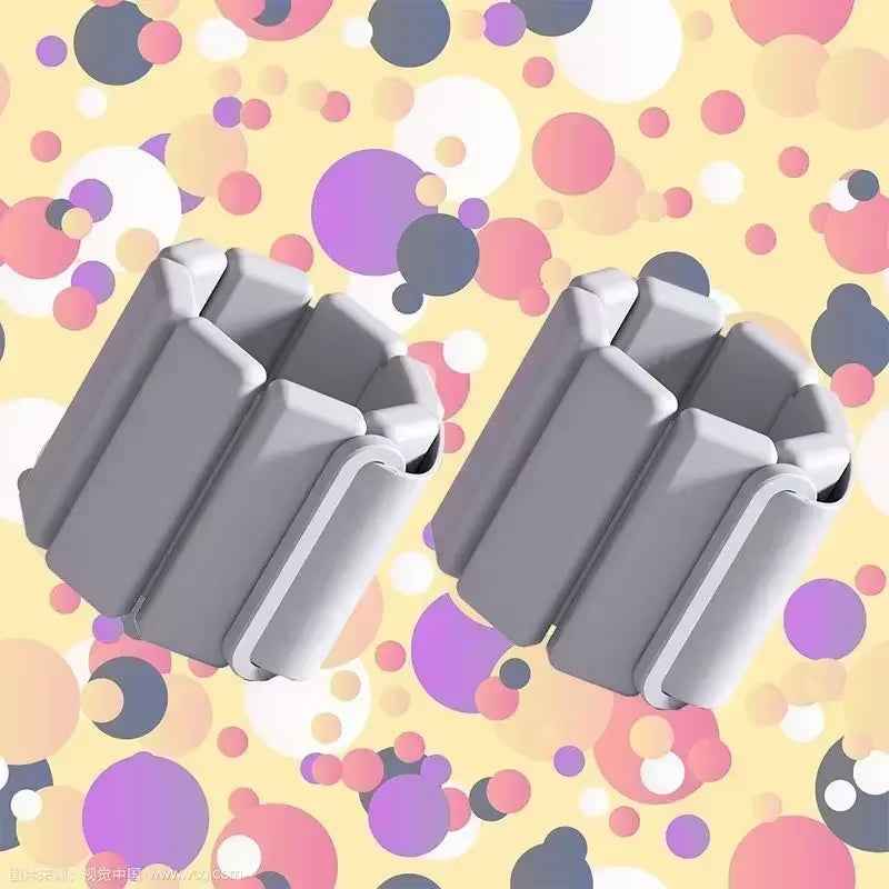 Adjustable Wrist & Ankle Weights Pair Silicone Bracelet for Yoga, Running & Gym