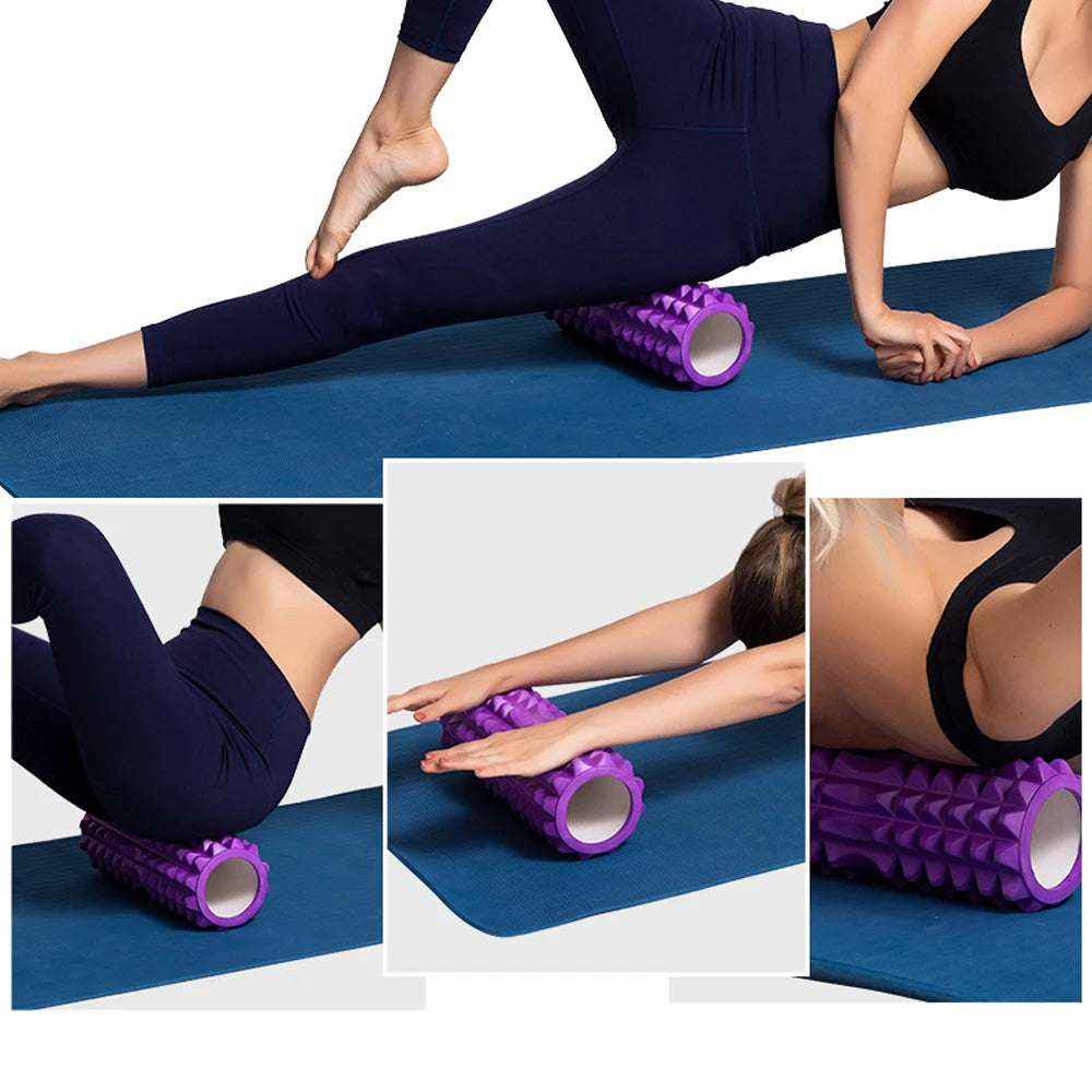 Foam Massage Roller 26x8cm EVA for Muscle Relief & Yoga Balance