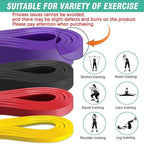 Resistance Band Set with 11 Levels Pull Up Assistance & Heavy Duty Workout Bands