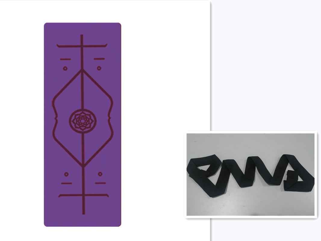 Waterproof Non-Slip TPE Yoga Mat with Position Lines for Beginners