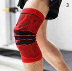 Sports Knee Sleeve Brace for Running & Fitness, Breathable Nylon Knee Support Strap