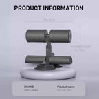 Portable Sit Up Bar with Suction Cup & Adjustable Height for Home Fitness