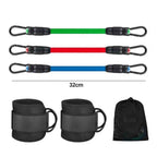 Adjustable Ankle Resistance Bands Set with 3 Levels for Leg Strength Training