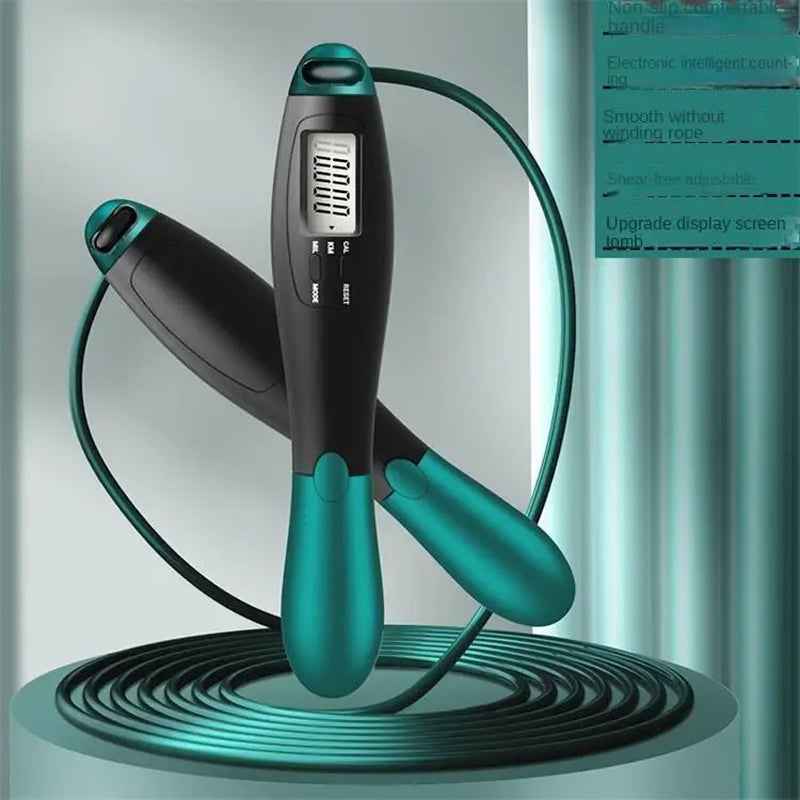 Digital Cordless Jump Rope with LCD Counter for Fitness & Weight Loss