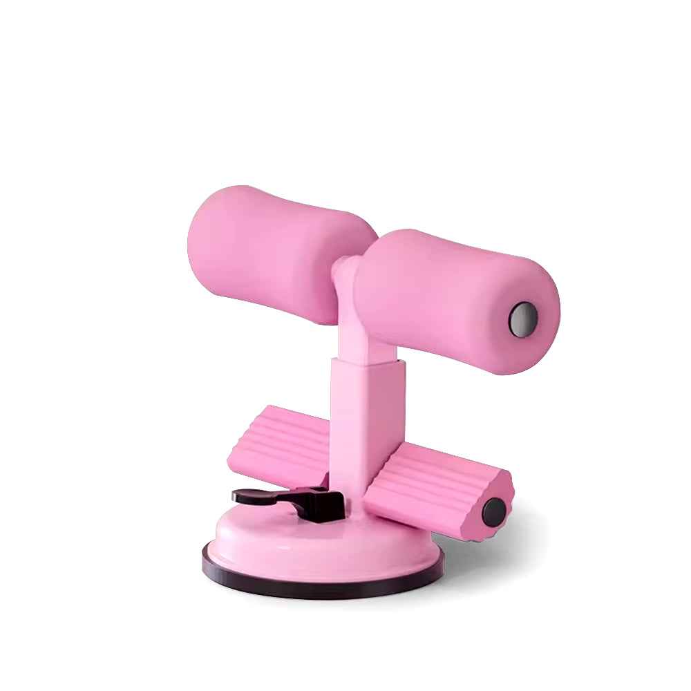 Portable Sit Up Bar with Suction Cup & Adjustable Height for Home Fitness