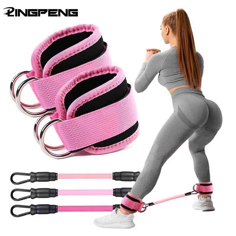 Fitness Ankle Buckle Strap for Hip & Leg Training, Home Gym Kickbacks & Glute Workouts