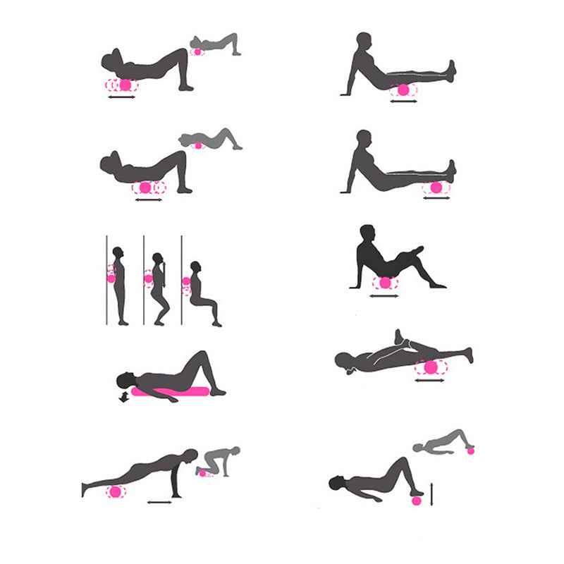 Eco EVA Yoga Foam Roller for Trigger Point Massage & Recovery