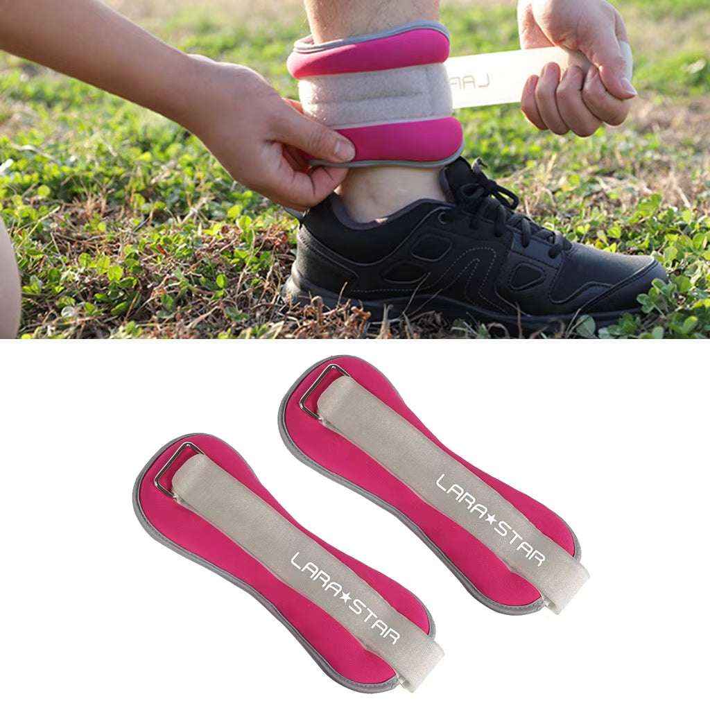 Soft Ankle Wrist Weights 0.5kg Adjustable for Walking, Running & Strength Training