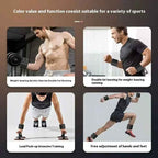 Adjustable Wrist & Ankle Weights Pair Silicone Bracelet for Yoga, Running & Gym