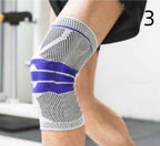 Sports Knee Sleeve Brace for Running & Fitness, Breathable Nylon Knee Support Strap