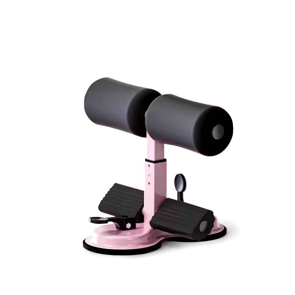 Portable Sit Up Bar with Suction Cup & Adjustable Height for Home Fitness
