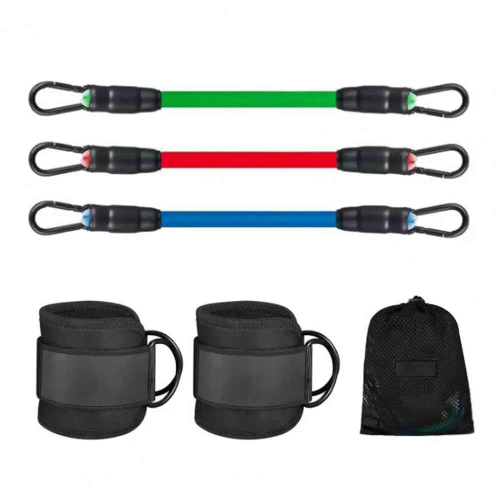 Adjustable Ankle Resistance Bands Set with 3 Levels for Leg Strength Training