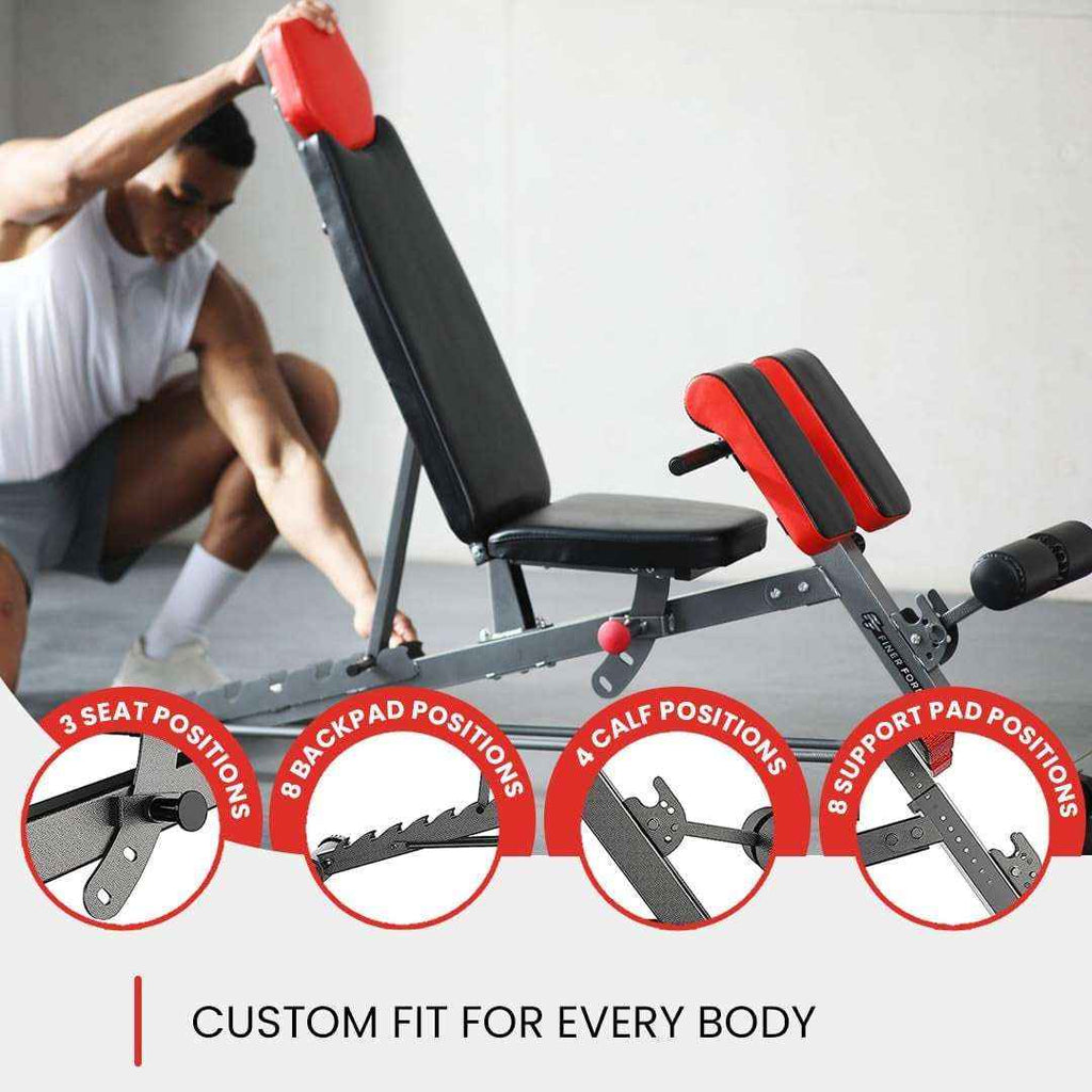 Adjustable FID Weight Bench 1000 lbs Multi-Functional for Full Body Workouts