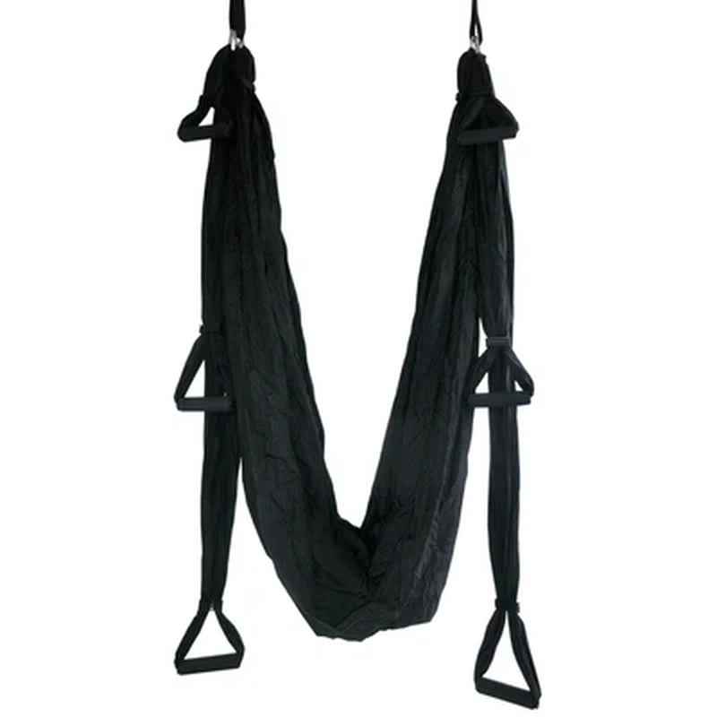 Anti-Gravity Yoga Hammock with Inversion Strap for Strength & Decompression