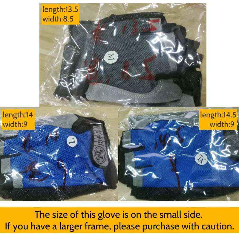 Half Finger Gym Gloves Anti-Slip with Gel Pad for Cycling & Fitness, Men & Women