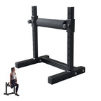 Adjustable Single Leg Squat Roller, Bulgarian Split Squat Stand for Home Gym Leg Strength Training
