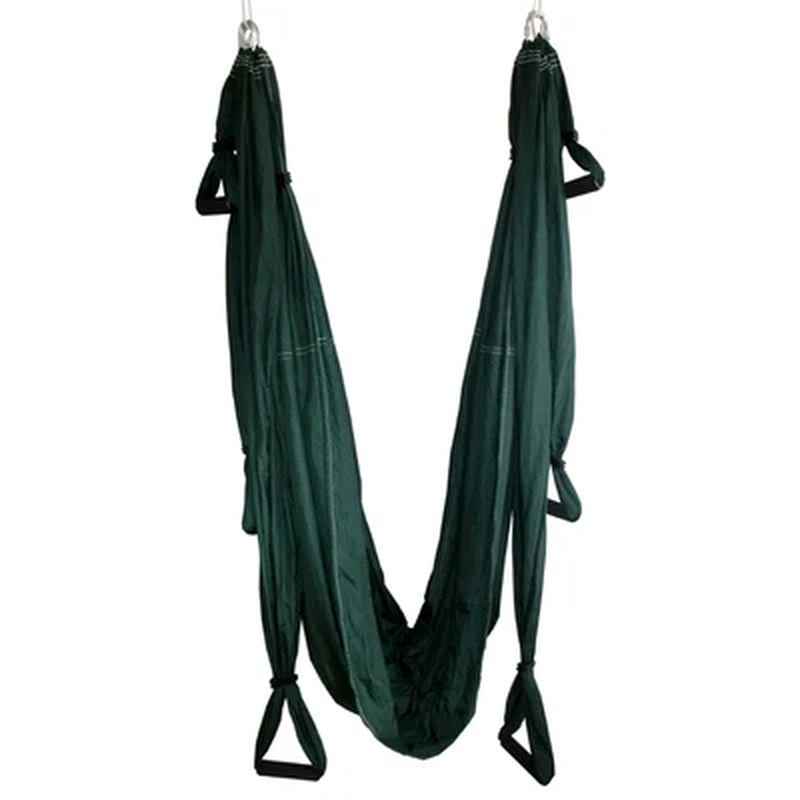 Anti-Gravity Yoga Hammock with Inversion Strap for Strength & Decompression