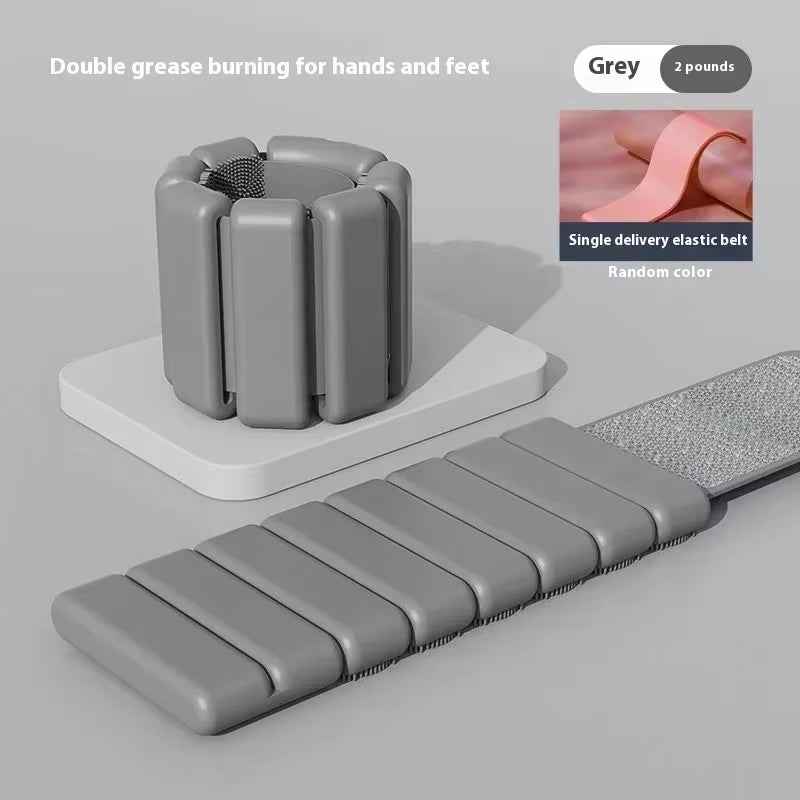 Adjustable Wrist & Ankle Weights Pair Silicone Bracelet for Yoga, Running & Gym