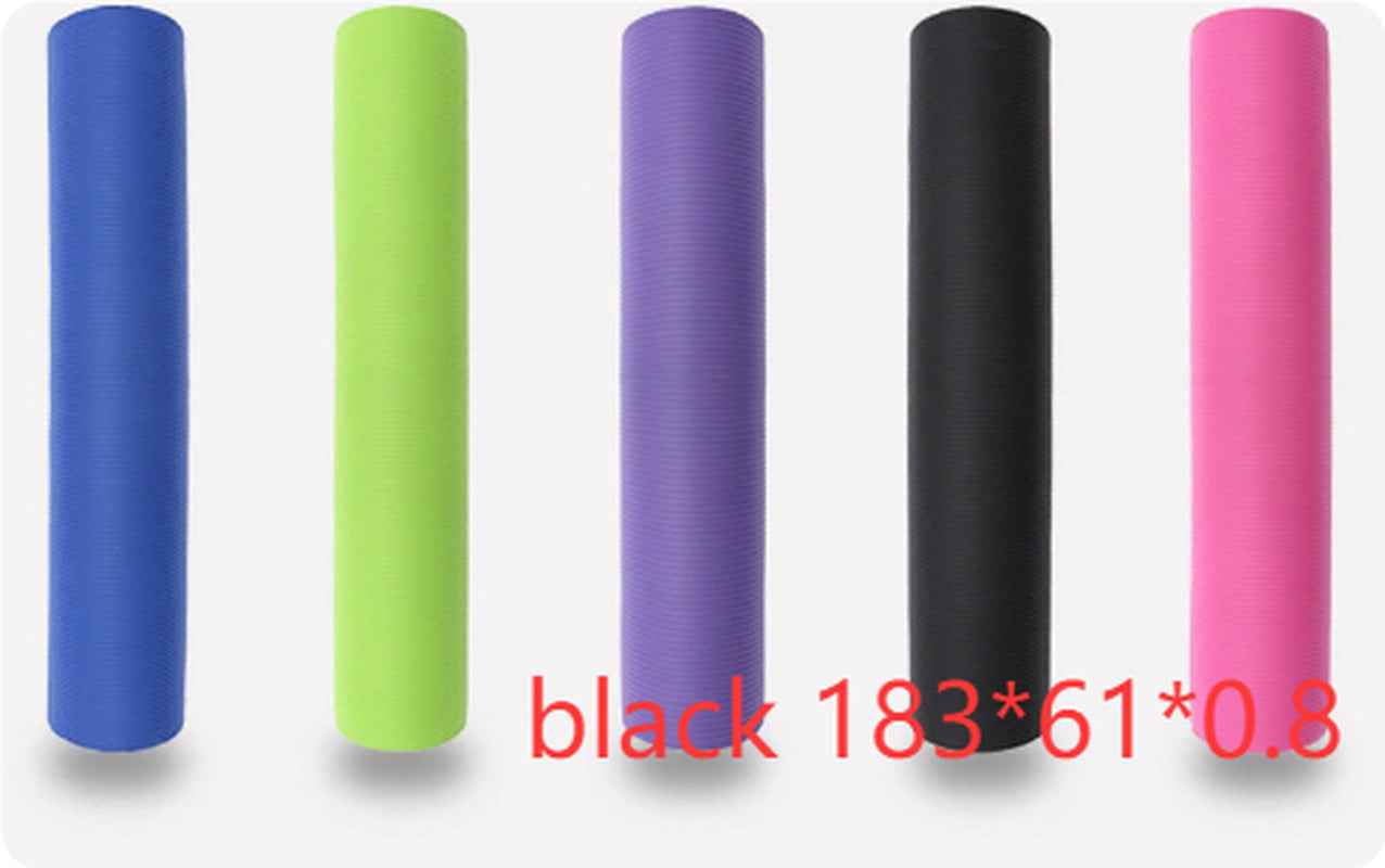 Eco-Friendly NBR Yoga Mat 1cm/1.5cm Thick Non-Slip Comfort
